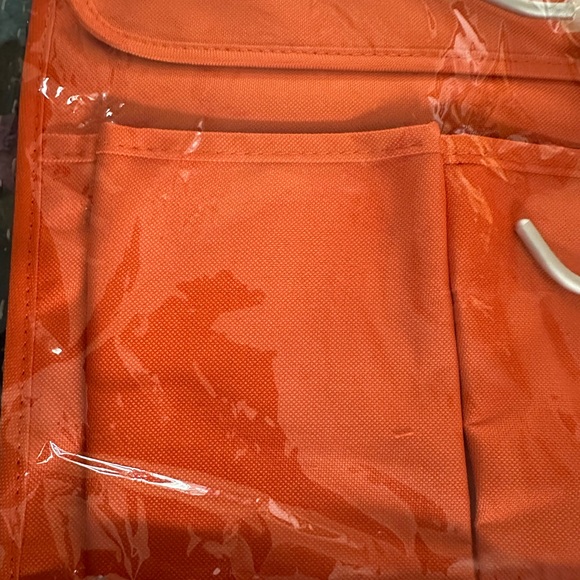 REISENTHEL “WAND” WALL STORAGE NWT IN BRIGHT ORANGE w/ ALUMINUM HANGER - Picture 8 of 8
